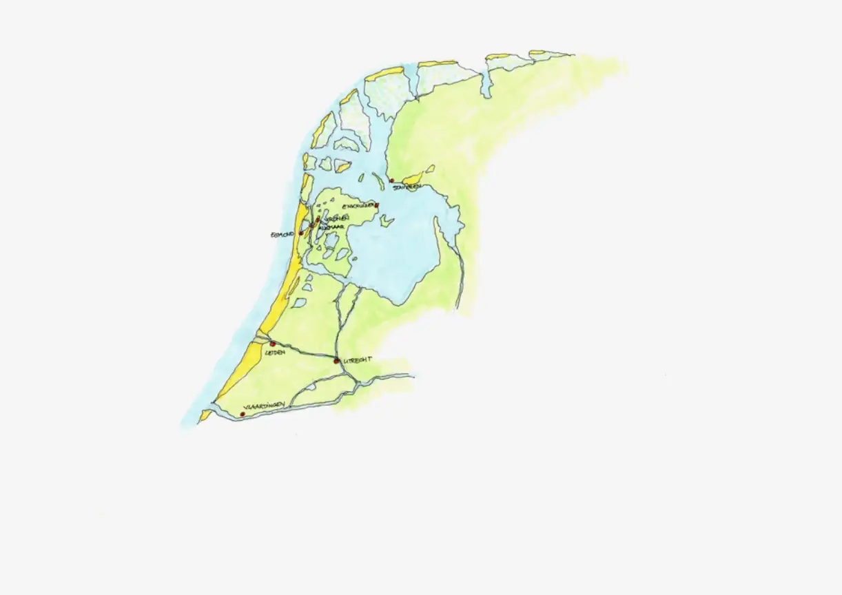 Onze regio rond het jaar 1250