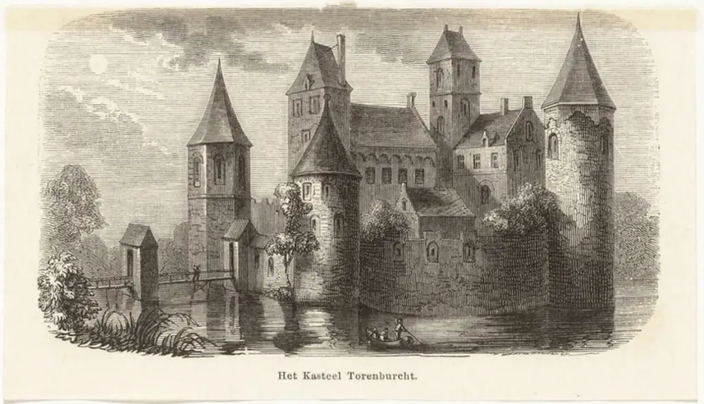 De Torenburg (fantasietekening) collectie regionaal Archief Alkmaar PR 1000796